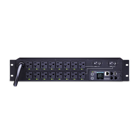 CyberPower PDU81003 unidad de distribución de energía (PDUs) 16 salidas AC 2U Negro