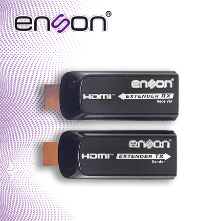 Extensor HDMI hasta 50m de transmisión Full HD 1080P@60Hz por cable UTP Cat6/Cat6A/Cat7 ENSON ENS-HDMIE50