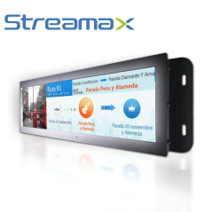 Passenger display para autobús 28.6 pulgadas Sistema Android Brillo ajustable según luz ambiental STREAMAX - MERIVA ML16MAX-286