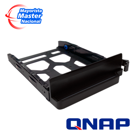QNAP TRAY-35-NK-BLK04 BLACK HDD TRAY V4 FOR 3.5" AND 2.5" DRIVES WITHOUT KEY LOCK, BLACK, PLASTIC WITH 6 X SCREWS FOR 2.5" HDD, 