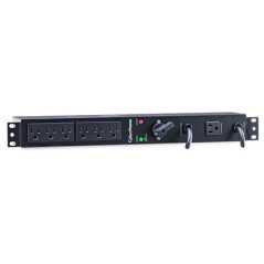 CyberPower MBP15A6 unidad de distribución de energía (PDUs) 6 salidas AC 1U Negro