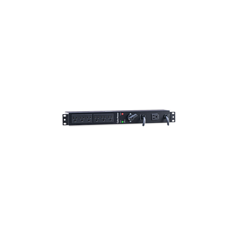 CyberPower MBP15A6 unidad de distribución de energía (PDUs) 6 salidas AC 1U Negro