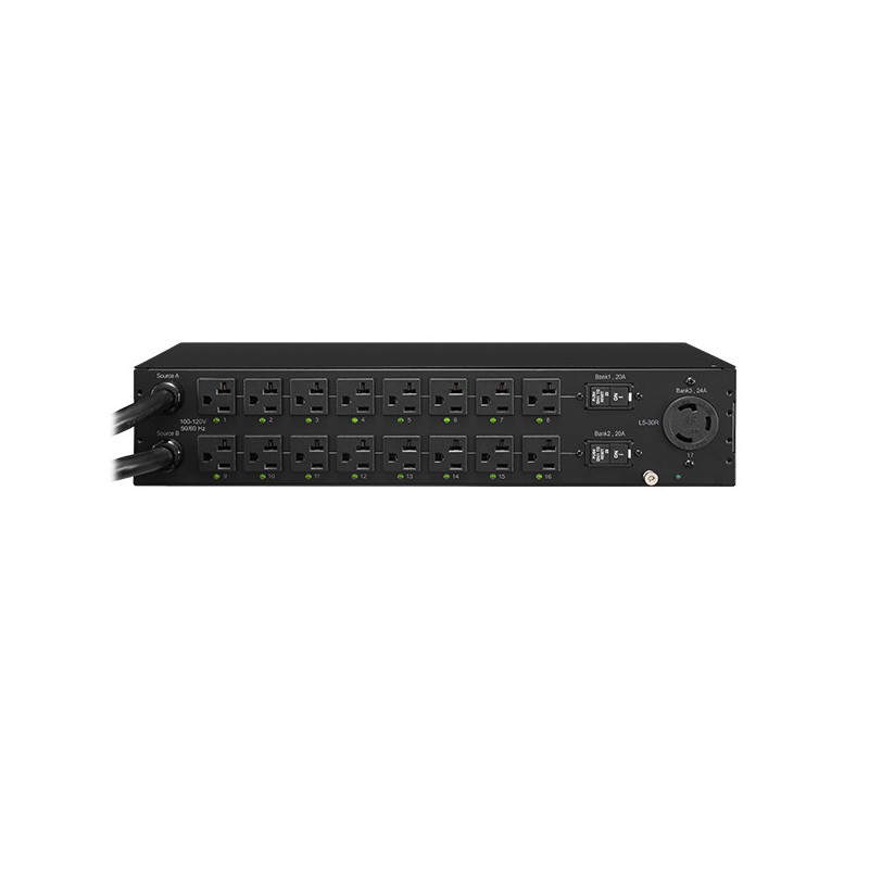 CyberPower PDU30SWT17ATNET unidad de distribución de energía (PDUs) 17 salidas AC 2U Negro