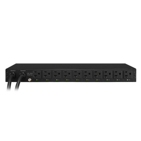 CyberPower PDU20SWT10ATNET unidad de distribución de energía (PDUs) 10 salidas AC 1U Negro