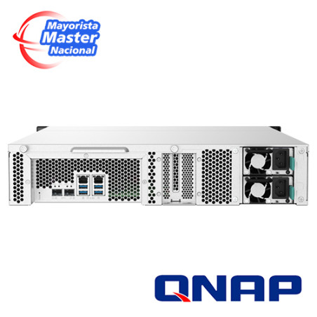 Servidor NAS QNAP 8 bahías frontales CPU AnnapurnaLabs Alpine AL-324 2 puertos 2 5GbE QNAP TS-832PXU-RP-4G-US