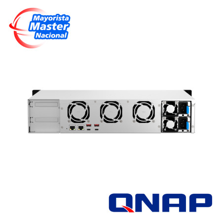 Servidor NAS de montaje en rack 2U montaje en rack de 2U 8 bahías frontales SATA 3.5 y 2.5 procesador QNAP TS-873AeU-RP-4G-US