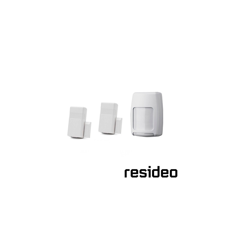 KIT DE SENSORES INALÁMBRICOS 2MRF1PRF 2 MAGNETOS 5816, DE PLASTICO, COLOR BLANCO/ 2 IMANES 5899/ 1 SENSOR DE MOVIMIENTO 5800PIR 