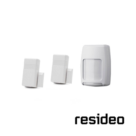 KIT DE SENSORES INALÁMBRICOS 2MRF1PRF 2 MAGNETOS 5816, DE PLASTICO, COLOR BLANCO/ 2 IMANES 5899/ 1 SENSOR DE MOVIMIENTO 5800PIR 