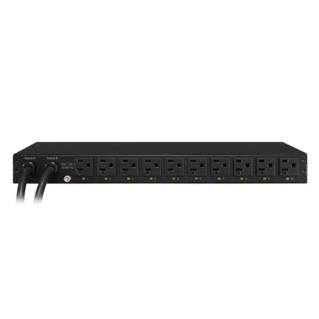 CyberPower PDU20SW10ATNET unidad de distribución de energía (PDUs) 10 salidas AC 1U Negro