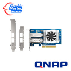 Tarjeta de red 25GbE PCIe Dual-port SFP28 25Gbps PCIe Gen4 x8 QNAP QXG-25G2SF-CX6