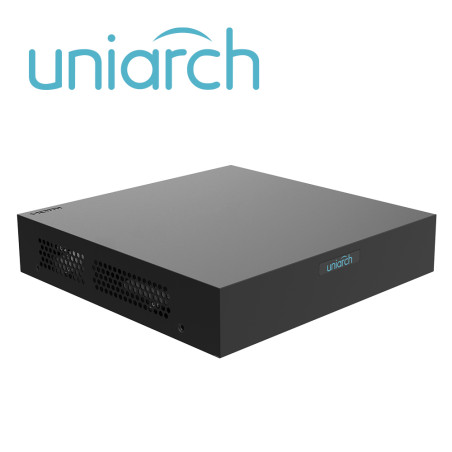 NVR 4 Canales 4 canales Soporta hasta 6 MP Ultra265 UNIARCH BY UNV NVR-104S3-P4-ECO