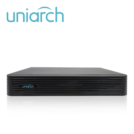 NVR grabador de video en red 8 canales PoE 8 canales PoE grabación hasta 8 MP 1 slot HDD hasta 6 TB UNIARCH BY UNV NVR-108E2-P8
