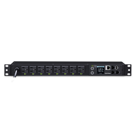 CyberPower PDU41001 unidad de distribución de energía (PDUs) 8 salidas AC 1U Negro