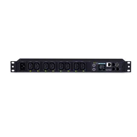 CyberPower PDU81006 unidad de distribución de energía (PDUs) 8 salidas AC 1U Negro