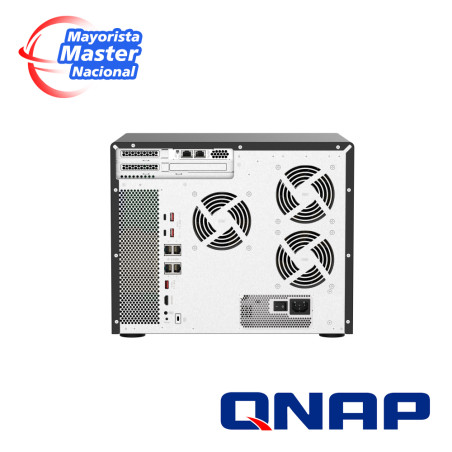 Servidor NAS QTS hero Procesador Intel Xeon W-1250 6 núcleos 12 hilos Conectividad 10GbE y 2 5GbE QNAP TVS-h1688X-W1250-32G-US
