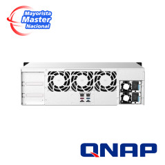 Servidor QNAP SMB Procesador AMD Ryzen V1500B 4 núcleos 8 hilos 2 puertos 2 5GbE QNAP TS-1673AU-RP-16G-US