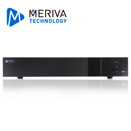 NVR 32 canales IP 32 CH IP 16 puertos PoE Soporta 12 MP MERIVA TECHNOLOGY MAIN-3216A