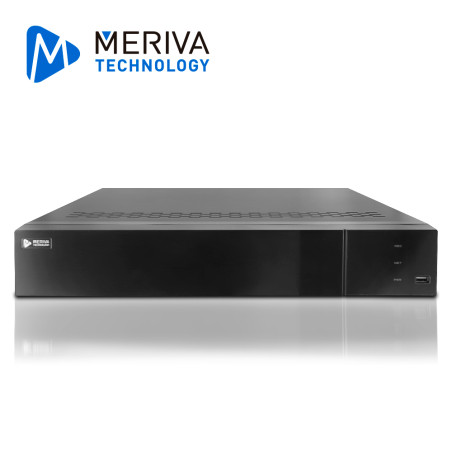 NVR 32 canales IP H.265 Hasta 12 MP MERIVA TECHNOLOGY MNVR-4732