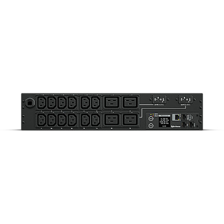 CyberPower PDU31008 unidad de distribución de energía (PDUs) 16 salidas AC 2U Negro
