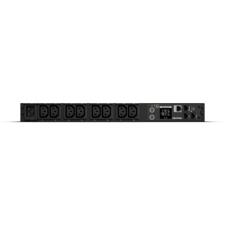 CyberPower PDU31005 unidad de distribución de energía (PDUs) 8 salidas AC 1U Negro