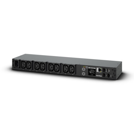 CyberPower PDU31004 unidad de distribución de energía (PDUs) 8 salidas AC 1U Negro