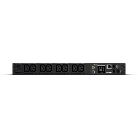 CyberPower PDU31004 unidad de distribución de energía (PDUs) 8 salidas AC 1U Negro