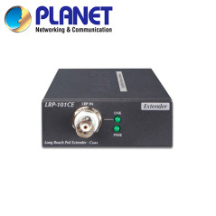 Extensor PoE por coaxial compatible con 802.3at alcance hasta 1000 metros salida hasta 25W PLANET LRP-101CE