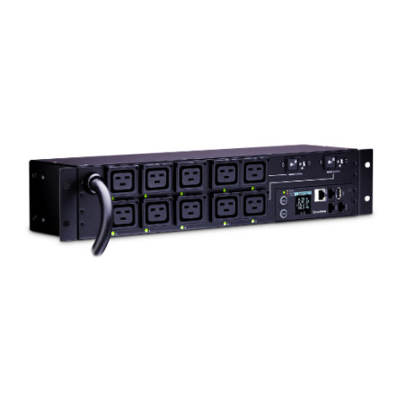 CyberPower PDU81009 unidad de distribución de energía (PDUs) 10 salidas AC 2U Negro