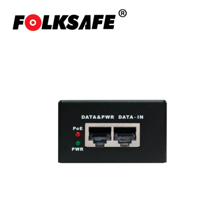 Inyector PoE 70 W PoE 802.3bt Entrada 100-240VAC FOLKSAFE FS-53D1300