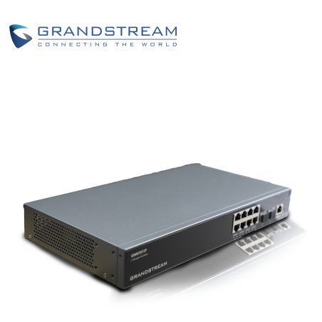 Switch administrable PoE+ Capa 3 8 puertos Gigabit 8 puertos PoE+ AF/AT 2 puertos SFP+ 10GIG GRANDSTREAM GWN7811P