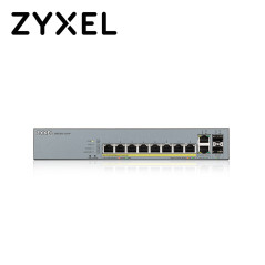 Switch PoE 8 puertos administrable con 2 puertos dedicados SFP compatible con Nebula 8 puertos PoE 2 puertos ZYXEL GS1350-12HP