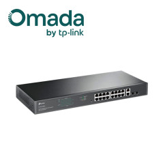 Switch administrable PoE 16 puertos PoE 10/100/1000 Mbps 192 W PoE total TP-LINK TL-SG1218MPE