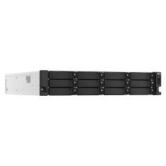 QNAP TS-H1887XU-RP NAS Bastidor (2U) Intel Xeon E E-2336 32 GB DDR4 0 TB QuTS hero Negro, Blanco