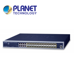 Switch administrable L2+ 24 puertos SFP 100/1000BASE-X 8 puertos combo RJ45 10/100/1000BASE-T 4 puertos PLANET GS-5220-16S8CR