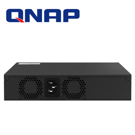 Switch gestionable L2 rackmount Multi-Gig gestionable Capa 2 6 puertos 2.5Gbps 2 puertos 10GbE RJ45 QNAP QSW-M2106R-2S2T-US
