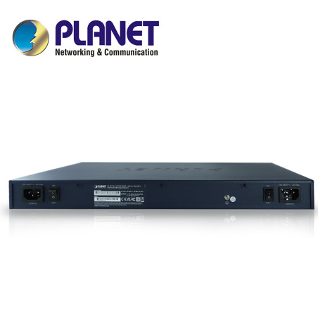 Switch apilable gestionable Capa 3 48 puertos RJ45 10/100/1000 6 puertos SFP 1G/10G Apilable PLANET SGS-6310-48T6X