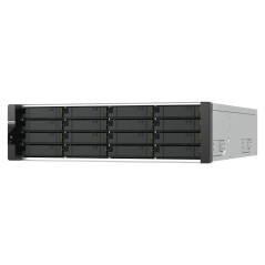 QNAP ES1686dc R2 NAS Bastidor (3U) Intel® Xeon® D D-2123IT 32 GB DDR4 0 TB QNAP QES Negro, Gris