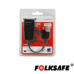 Transceptor / Balum transmisión sobre UTP supresor de sobretensión incorporado compatible con cámaras FOLKSAFE FS-HD4301VP