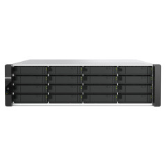 QNAP ES1686dc R2 NAS Bastidor (3U) Intel® Xeon® D D-2142IT 48 GB DDR4 0 TB QNAP QES Negro, Gris