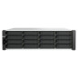QNAP ES1686dc R2 NAS Bastidor (3U) Intel® Xeon® D D-2142IT 48 GB DDR4 0 TB QNAP QES Negro, Gris