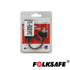 Transceptor de video analógico balun para CCTV Transmisión sobre UTP Cat.5E/6 Soporta alimentación hasta FOLKSAFE FS-HD4301VPCT