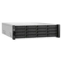 QNAP ES1686dc R2 NAS Bastidor (3U) Intel® Xeon® D D-2142IT 48 GB DDR4 0 TB QNAP QES Negro, Gris