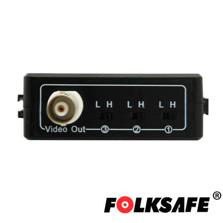 Transceptor HD Activo Un canal de video Activo amplificado Transmisión por UTP FOLKSAFE FS-HDA4501R