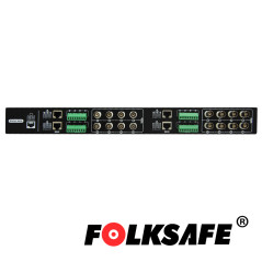 Transceptor de video pasivo 16 canales transmisión por UTP pasivo FOLKSAFE FS-HDP4616