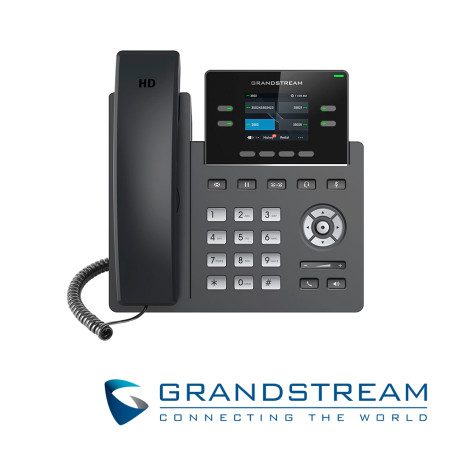 Teléfono IP 2 cuentas SIP pantalla color LCD TFT GRANDSTREAM GRP2612P