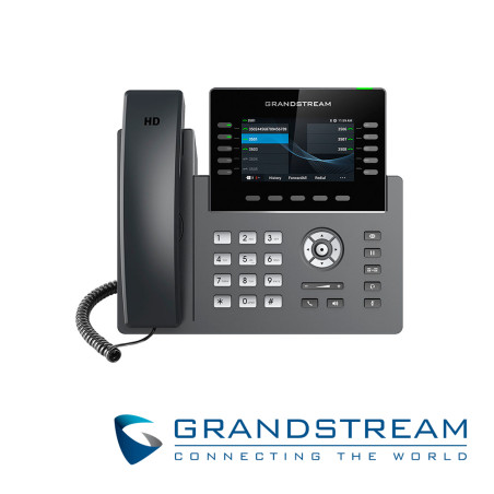 Teléfono IP pantalla color LCD TFT Wi-Fi 6 16 cuentas SIP GRANDSTREAM GRP2615