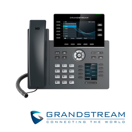 Teléfono IP WIFI 6 6 cuentas SIP Pantallas LCD duales GRANDSTREAM GRP2616
