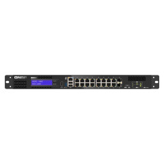 QNAP QGD-1600 Gestionado Gigabit Ethernet (10 100 1000) 1U Negro, Gris