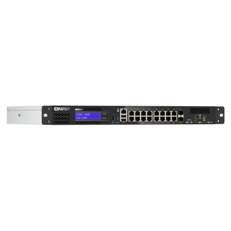 QNAP QGD-1600 Gestionado Gigabit Ethernet (10/100/1000) 1U Negro, Gris