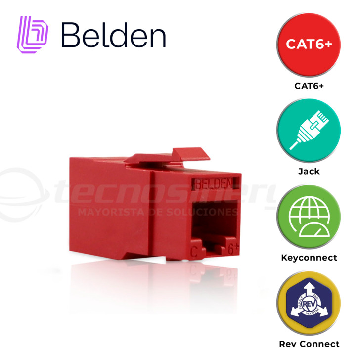Jack modular REVConnect CAT6 UTP CAT6 UTP REVConnect BELDEN RV6MJKURD-S1